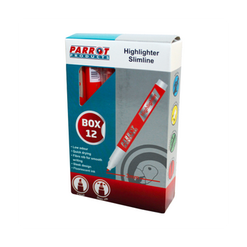 Image of Marker Highlighter Slimline Box 12 Orange 