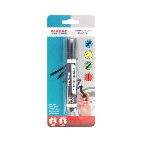 Image of Marker Permanent Chisel Single Black