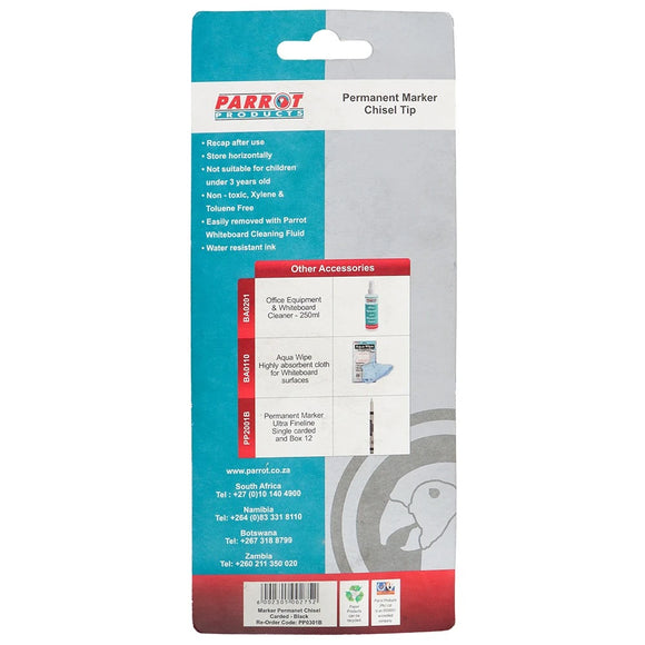 Parrot Marker Permanent Chisel Single Black - image 07