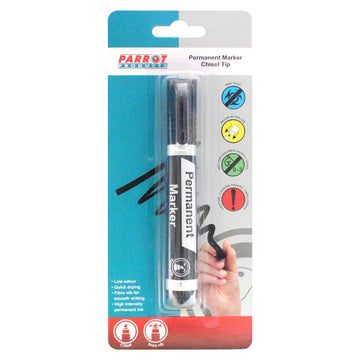 Parrot Marker Permanent Chisel Single Black - image 01