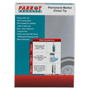 Parrot Marker Permanent Chisel Box 10 Black - image 05