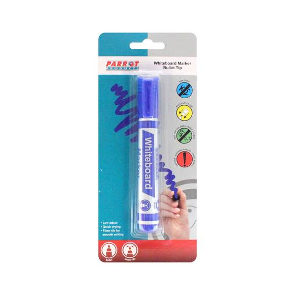 Image of Marker Whiteboard Bullet Carded D/Blue