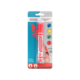 Image of Marker Whiteboard Bullet Carded Red