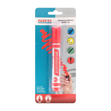 Parrot Marker Whiteboard Bullet Carded Red - image 01