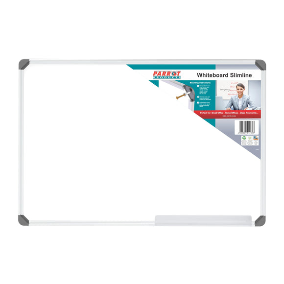 Parrot Whiteboard Slimline Non Magnetic 600x450mm - image 01