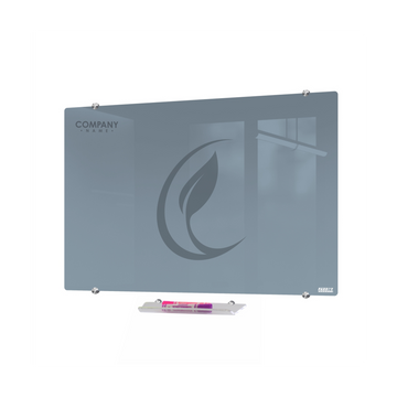 Image of Glass Whiteboard Non-Magnetic Printed 1500*1200Mm