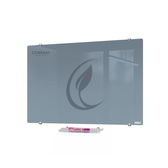 Image of Glass Whiteboard Non-Magnetic Printed 1500*1200Mm