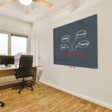Parrot Glass Whiteboard Non-Magnetic Printed 1500x1200mm - image 01