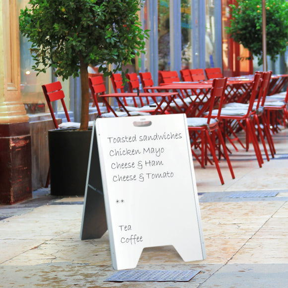 Parrot A Frame Whiteboard Non-Mag Steel Frame 900*600mm - image 01