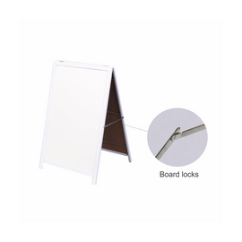 Image of A Frame Whiteboard Non-Mag Steel Frame 900*600Mm