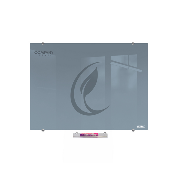 Image of Glass Whiteboard Non-Magnetic Printed 2400*1200Mm