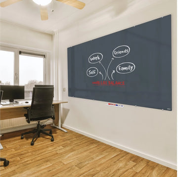 Parrot Glass Whiteboard Non-Magnetic Printed 2400x1200mm - image 02