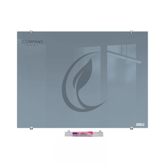 Parrot Glass Whiteboard Non-Magnetic Printed 2400x1200mm - image 01