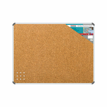 Parrot Info Board Aluminium Frame 600x450mm Cork - image 02
