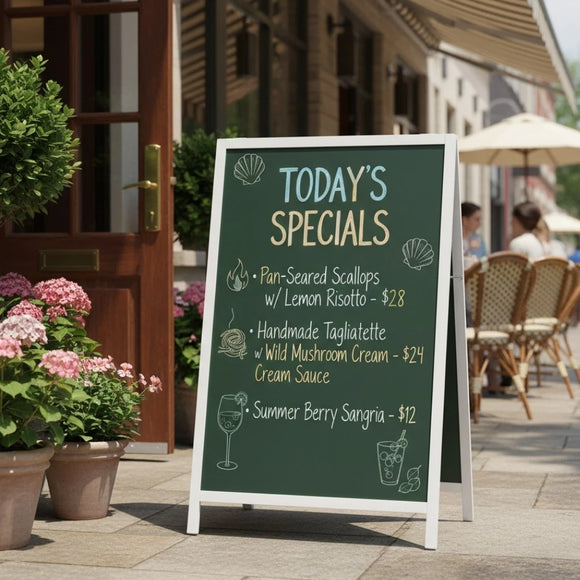 Parrot A Frame Chalk Board Steel Frame 900*600mm - image 04