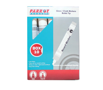 Parrot Marker Glass/Chalkboard - White Box 10 - image 01