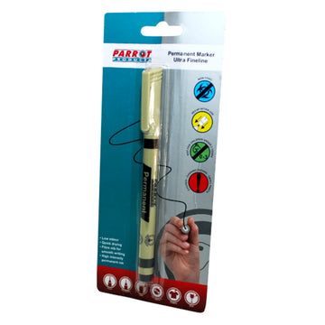 Parrot Marker Permanent Ultra Fineline Carded Black - image 01