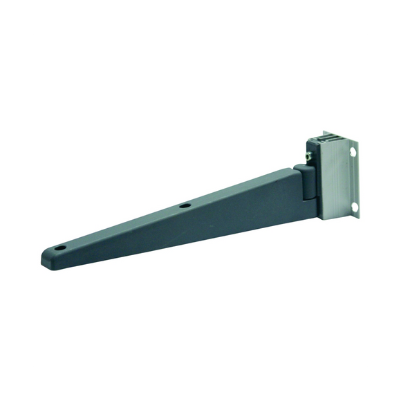 Image of Hinge Plastic Grey And Aluminium Mounting (Each)
