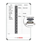 Parrot In/Out Board Magnetic 20 People 900x600mm - image 03