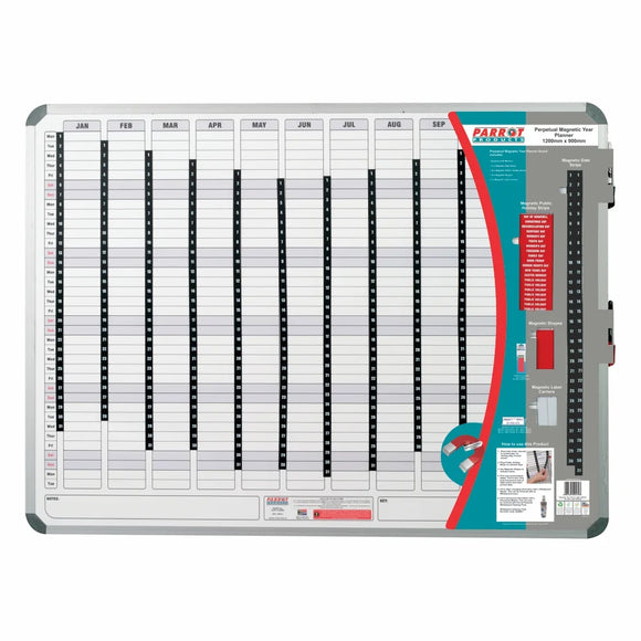 Parrot Year Planner Magnetic 1200x900mm - image 01