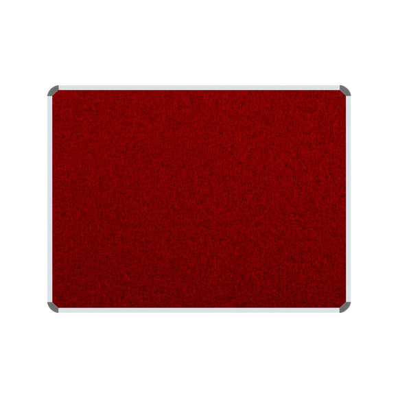 Parrot Info Board Aluminium Frame 1000 x 1000mm Burgundy - image 04