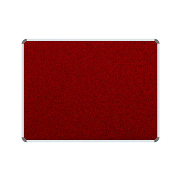 Parrot Info Board Aluminium Frame 1000 x 1000mm Burgundy - image 01