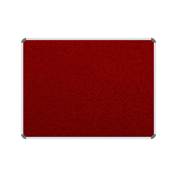 Parrot Info Board Aluminium Frame 1000 x 1000mm Burgundy - image 01