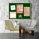 Parrot Info Board Aluminium Frame 1000 x 1000mm Green - image 01