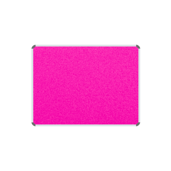 Image of Info Board Aluminium Frame 1000 * 1000Mm Pink