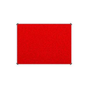 Image of Info Board Aluminium Frame 1000 * 1000Mm Red
