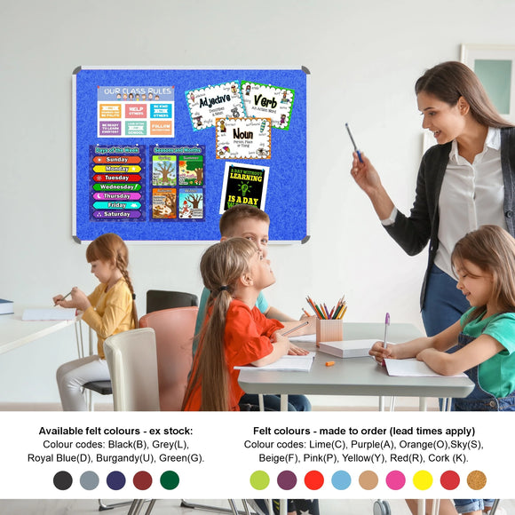 Parrot Info Board Aluminium Frame 1000 x 1000mm Sky - image 01