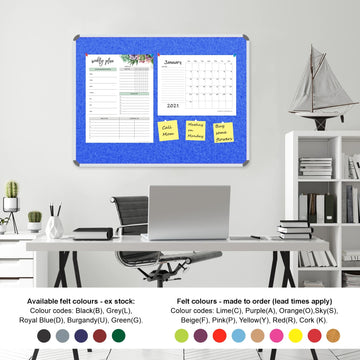 Parrot Info Board Aluminium Frame 1000 x 1000mm Sky - image 02