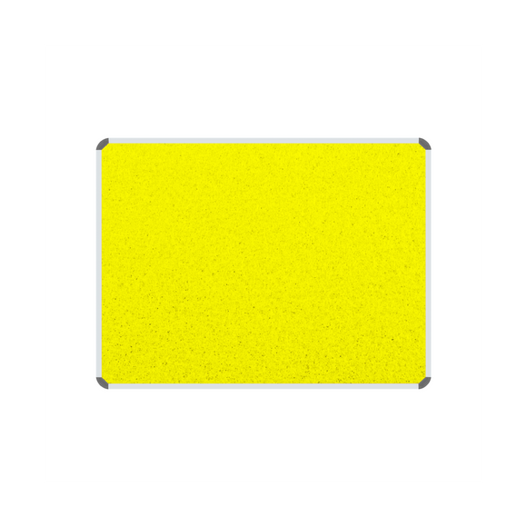 Image of Info Board Aluminium Frame 1000 * 1000Mm Yellow
