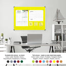 Parrot Info Board Aluminium Frame 1000 x 1000mm Yellow - image 01