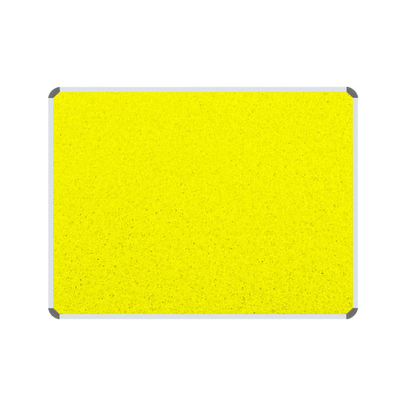Parrot Info Board Aluminium Frame 1000 x 1000mm Yellow - image 02