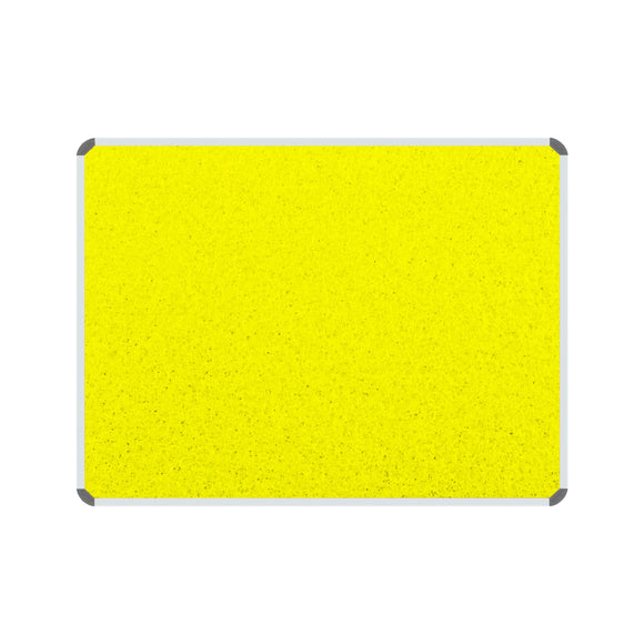 Parrot Info Board Aluminium Frame 1000 x 1000mm Yellow - image 01