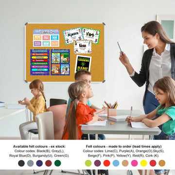 Parrot Info Board Aluminium Frame 1000 x 1000mm Beige - image 01