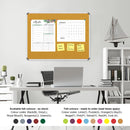 Parrot Info Board Aluminium Frame 1000 x 1000mm Beige - image 02