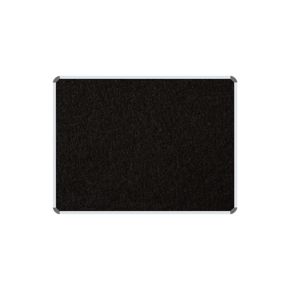 Image of Info Board Aluminium Frame 1200 * 1000Mm Black