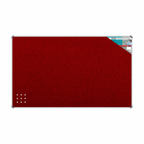 Parrot Info Board Aluminium Frame 1500 x 1200mm Burgandy - image 01