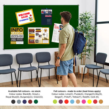 Parrot Info Board Aluminium Frame 1500 x 1200mm Green - image 01