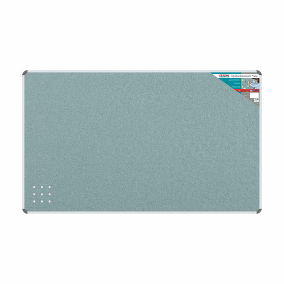 Parrot Info Board Aluminium Frame 1500 x 1200mm Grey - image 01
