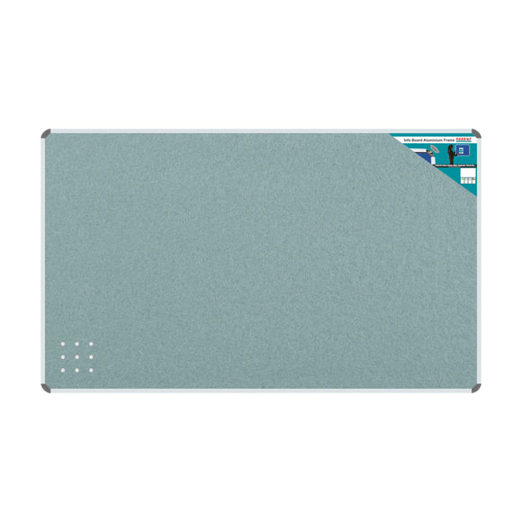 Parrot Info Board Aluminium Frame 1500 x 1200mm Grey - image 04