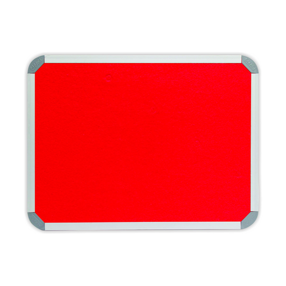 Image of Info Board Aluminium Frame 1500 * 1200Mm Red