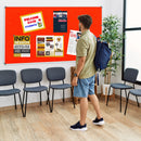Parrot Info Board Aluminium Frame 1500 x 1200mm Red - image 03