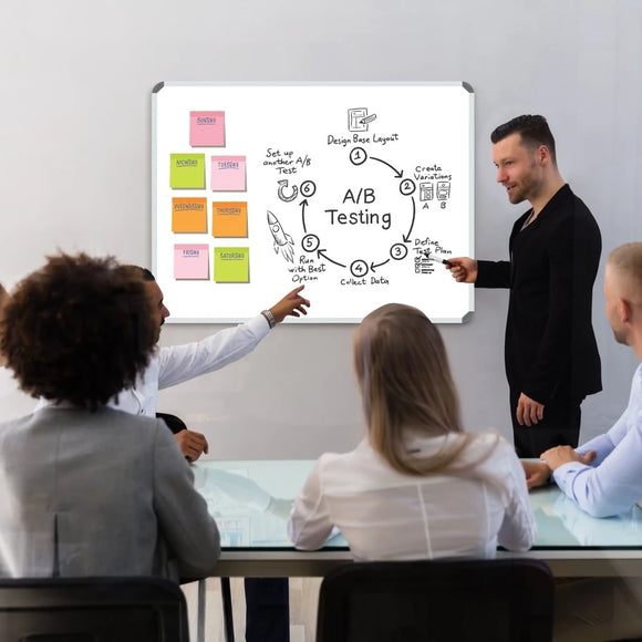 Parrot Whiteboard Non Magnetic 600x450mm - image 01