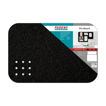 Parrot Pin Board Adhesive No Frame 450x300mm Black - image 01
