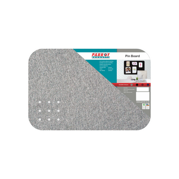Image of Pin Board Adhesive No Frame 450*300Mm Grey