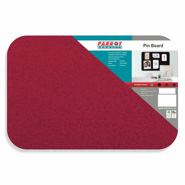Parrot Pin Board Adhesive No Frame 450x300mm Red - image 01