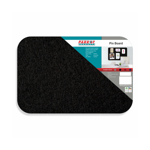 Image of Pin Board Adhesive No Frame 600*450Mm Black